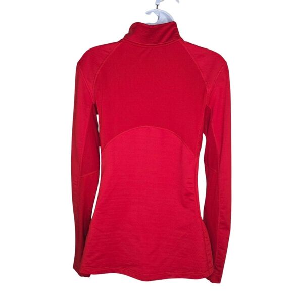 Nike Pro Hyperwarm Nwot Red Half Zip Training Pull Over Jacket Size Large - Picture 2 of 7